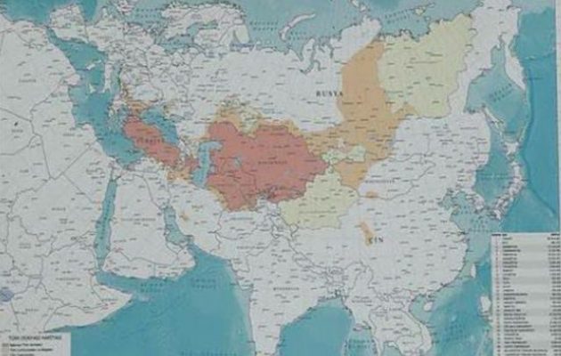 «Έμπλεξε» ο Ερντογάν – Είδαν τον χάρτη Ρώσοι και Κινέζοι και «στράβωσαν» – Τι λένε οι Ρώσοι