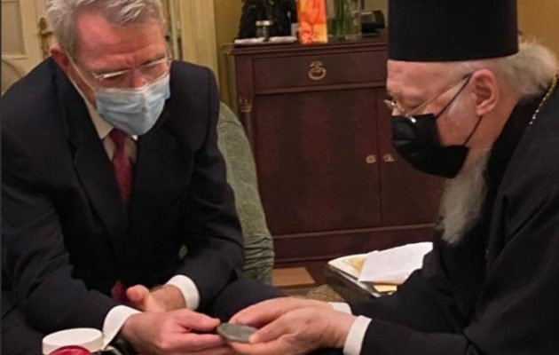 Τζέφρι Πάιατ σε Οικ. Πατριάρχη: «Οι ΗΠΑ δεσμεύονται στη φιλία τους με την Ορθόδοξη Εκκλησία»