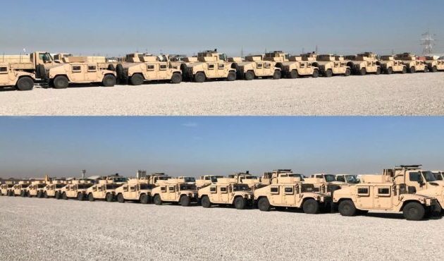 Οι Αμερικανοί δώρισαν περισσότερα από 200 «Humvee» στους Κούρδους Πεσμεργκά