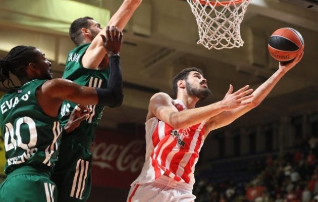 Euroleague: Ντροπιαστική ήττα 81-48 του Παναθηναϊκού από τον Ερυθρό Αστέρα