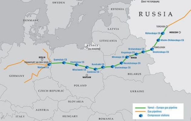 Η Gazprom θα ξεκινήσει εκ νέου τη μεταφορά φυσικού αερίου μέσω του αγωγού Yamal-Europe