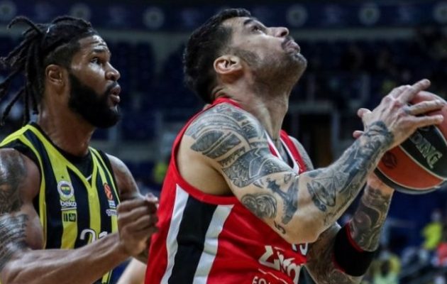 Euroleague: Ο Ολυμπιακός έχασε 94-80 από τη Φενερμπαχτσέ