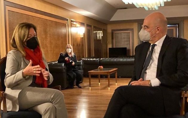 Ο Δένδιας υπογράμμισε στη Γουίλιαμς το ανυπόστατο «μνημόνιο» Τουρκίας-Σαράτζ