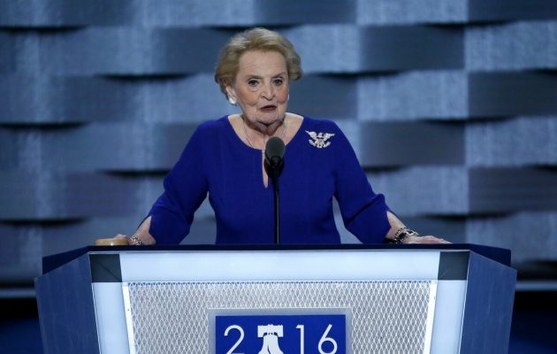 Πέθανε η πρώην υπουργός Εξωτερικών των ΗΠΑ Μαντλίν Ολμπράιτ