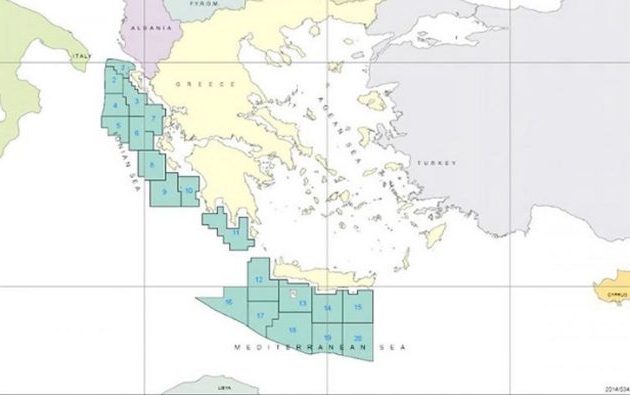 ΕΔΕΥΕΠ: 3,5 δισ. βαρέλια ισοδύναμου πετρελαίου σε Νότιο Κρητικό Πέλαγος και Ιόνιο Πέλαγος