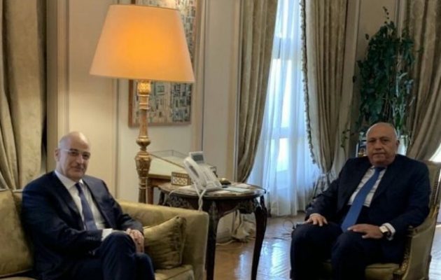 Ο Δένδιας συζήτησε με τον Σούκρι όλα τα ζητήματα: Ανατ. Μεσόγειος, Λιβύη, Αραβοϊσραηλινή Συμμαχία