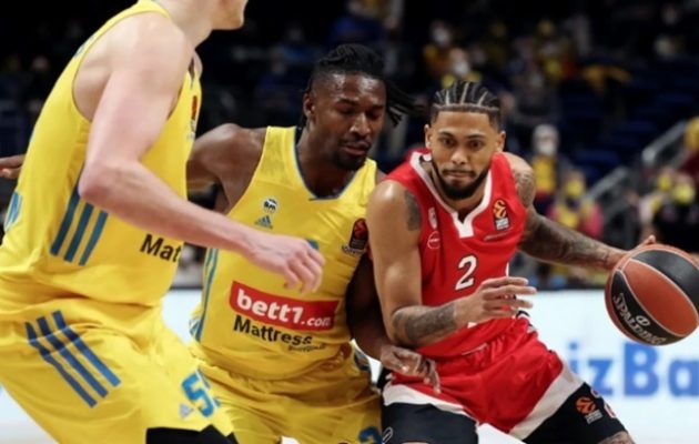 Euroleague: Η Άλμπα Βερολίνου έβαλε φρένο στο σερί νικών του Ολυμπιακού (90-75)