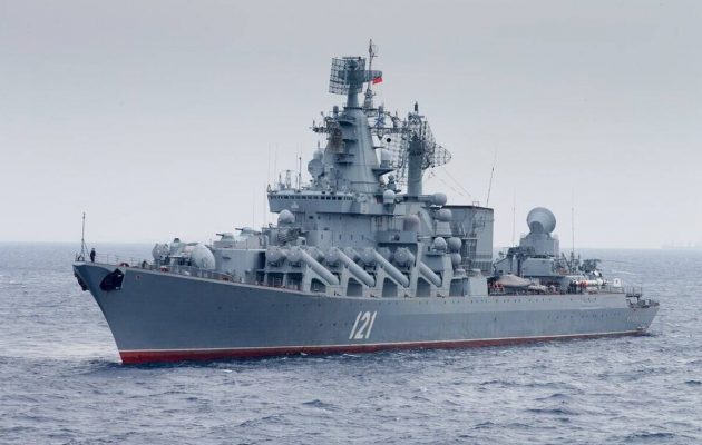 Επίσημη ανακοίνωση: Βυθίστηκε η ναυαρχίδα του ρωσικού στόλου «Moskva»