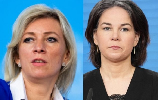 Ζαχάροβα για Μπέρμποκ: Διακατέχεται από «ρωσοφοβική υστερία» – Υπεύθυνη για ό,τι συμβεί