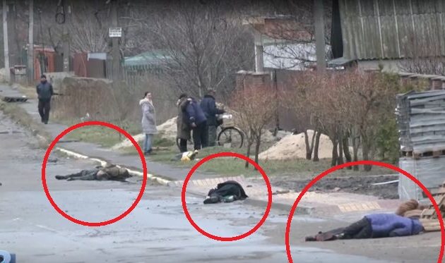 Ουκρανία: Θηριωδίες στην πόλη Μπούκα – Δρόμοι στρωμένοι με πτώματα
