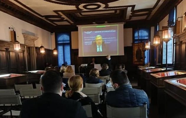 Χρυσουλάκης στο Ινστιτούτο Βενετίας: Να καταστήσουμε τη διεθνή κοινή γνώμη κοινωνό των εθνικών δικαίων μας