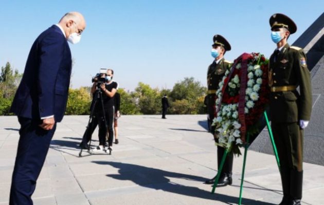 Δένδιας: «Χρέος της ανθρωπότητας» η διεύρυνση της διεθνούς αναγνώρισης της Γενοκτονίας των Αρμενίων