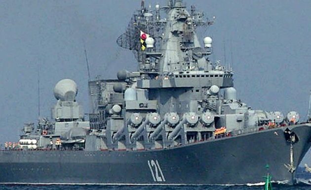 Η ρωσική ναυαρχίδα «Moskva» είτε πλέει ακυβέρνητη είτε βρίσκεται στον πάτο της θάλασσας