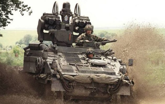 Η Βρετανία στέλνει τεθωρακισμένα «Stormer» στην Ουκρανία