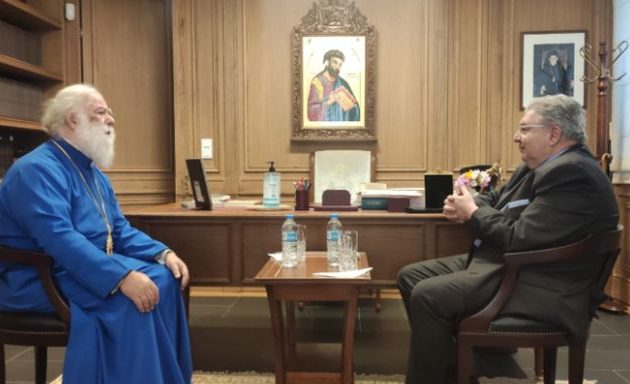 Χρυσουλάκης και Πατριάρχης Αλεξάνδρειας συζήτησαν θέματα του Ελληνισμού της Αφρικής