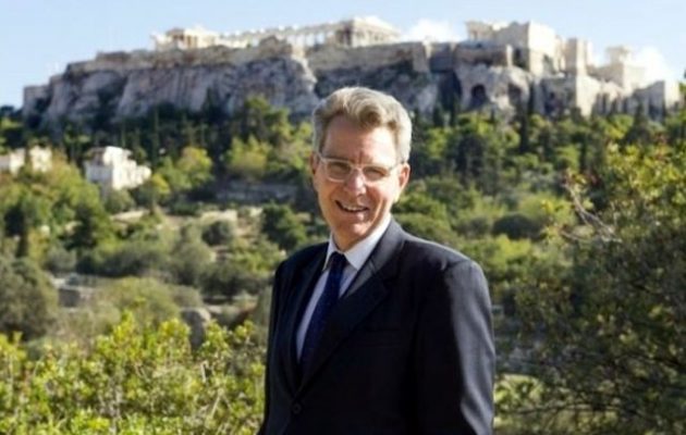 Νέος λογαριασμός του Τζέφρι Πάιατ στο Twitter – Το @USAmbassadorGR στον Γιώργο Τσούνη
