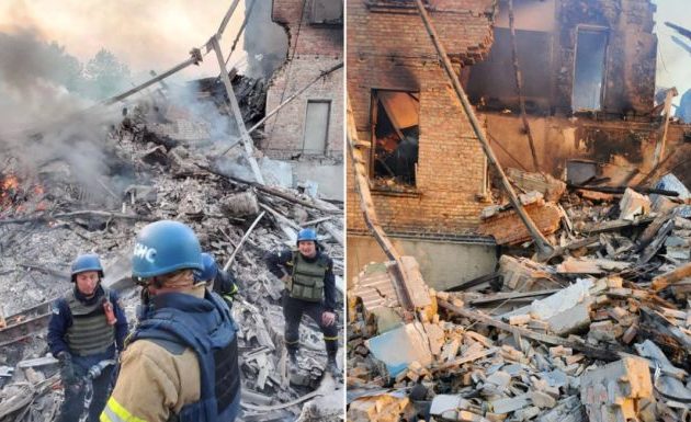 Οι Ρώσοι βομβάρδισαν καταφύγιο στην ανατ. Ουκρανία – Φόβοι για 60 ανθρώπους κάτω από τα συντρίμμια