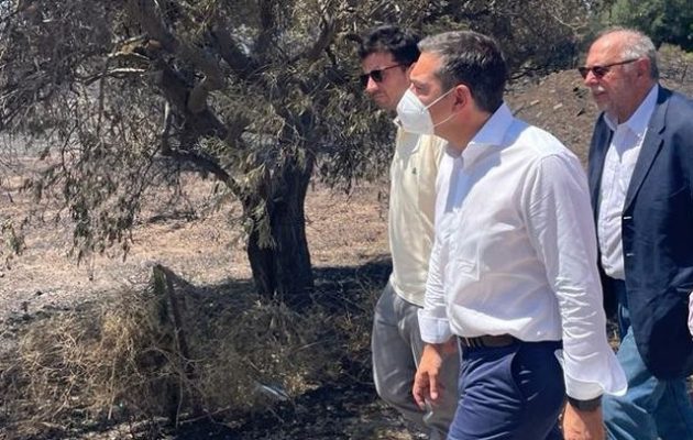 Τσίπρας: Να σταματήσει ο κ. Μητσοτάκης να θριαμβολογεί πάνω στην καμένη γη