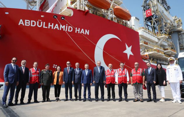 Ερντογάν: Όλα θ’ αλλάξουν όταν το «Αμπντούλ Χαμίτ Χαν» βρει φυσικό αέριο και πετρέλαιο