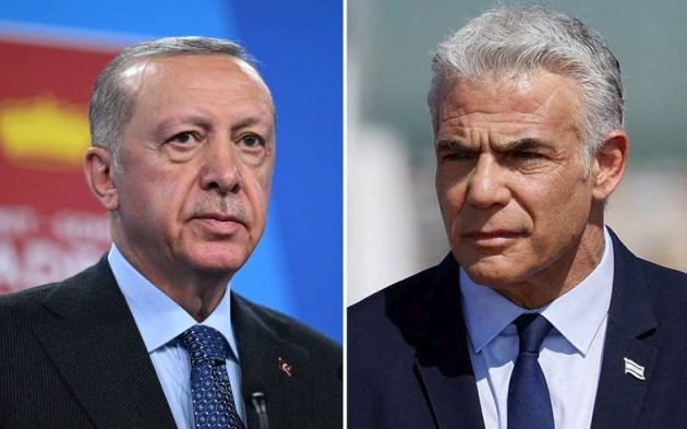 Ισραήλ-Τουρκία: Ο Λαπίντ θα συναντήσει την Τρίτη τον Ερντογάν