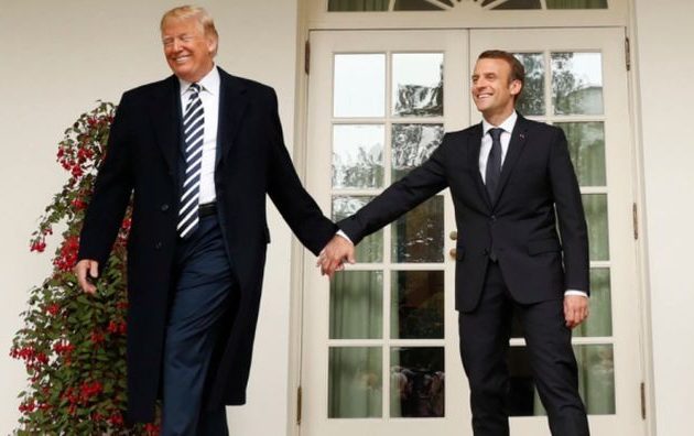 Ο Τραμπ καυχιόταν ότι είχε «πληροφορίες» για τη σεξουαλική ζωή του Μακρόν