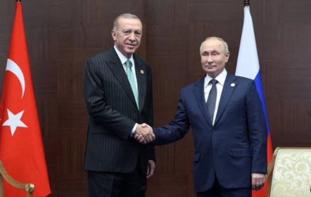 Ερντογάν και Πούτιν «στήνουν» κέντρο φυσικού αερίου στη Θράκη – Η Τουρκία εχθρός της Δύσης