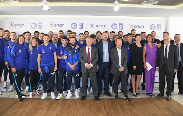 Ο OΠΑΠ Χρυσός Χορηγός των Εθνικών Ομάδων Ποδοσφαίρου