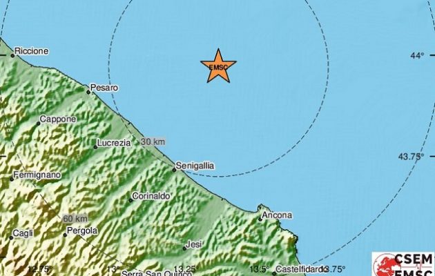 Ιταλία: Ισχυρός σεισμός 6,1 Ρίχτερ στις ακτές της Αδριατικής