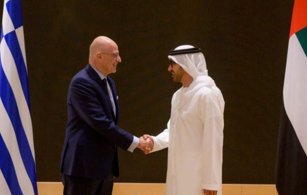 Δένδιας: Τα Ηνωμένα Αραβικά Εμιράτα παίζουν πολύ σημαντικό ρόλο στην περιοχή