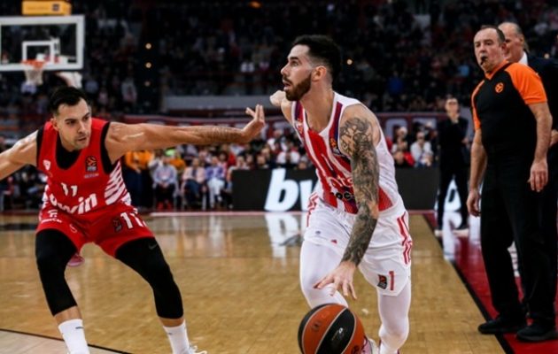 Euroleague: «Ρετάρει» ο Ολυμπιακός – Εντός έδρας ήττα 86-90 από τον Ερυθρό Αστέρα
