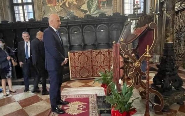 Ο Νίκος Δένδιας στο Ελληνικό Ινστιτούτο Βενετίας – Στη δόξα του αναγεννησιακού Ελληνισμού