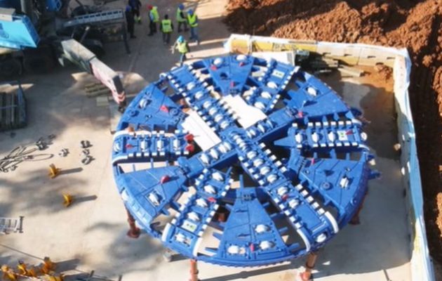 Ξεκίνησε ο μετροπόντικας για τη γραμμή 4 του Μετρό