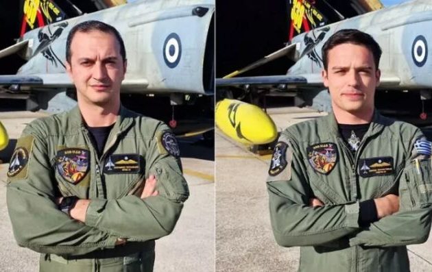 Τον βαθμό του Αντιπτέραρχου παίρνουν τιμητικά οι δύο νεκροί πιλότοι του Phantom F-4