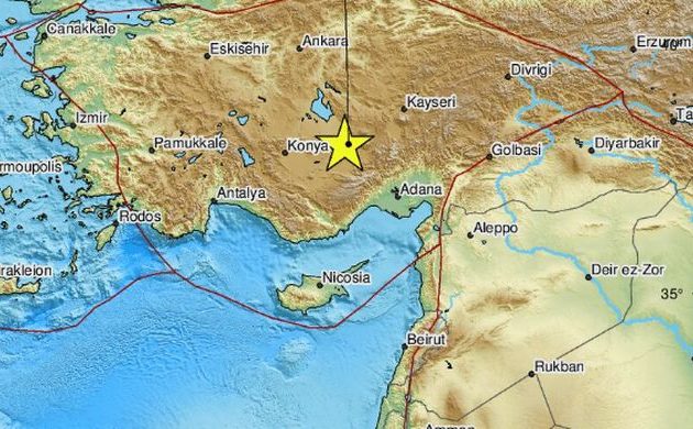 Σεισμός 5,5 Ρίχτερ στην κεντρική Τουρκία