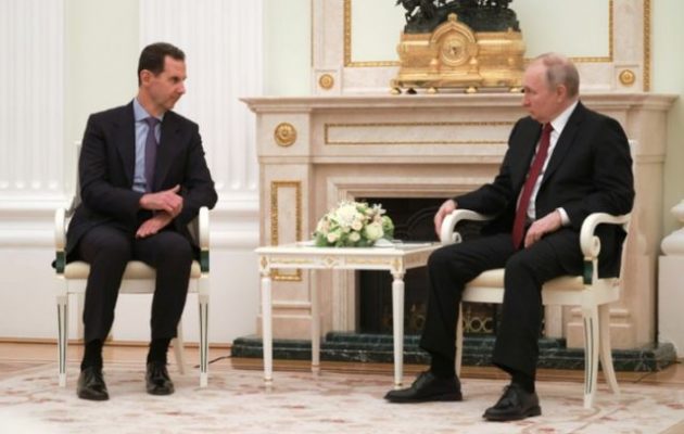 Άσαντ σε Πούτιν: Θα συναντήσω τον Ερντογάν μόνο εάν αποσύρει τον τουρκικό κατοχικό στρατό από τη Συρία