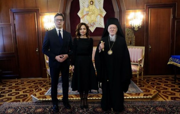 Ο Πρόεδρος της Βόρειας Μακεδονίας στο Οικουμενικό Πατριαρχείο