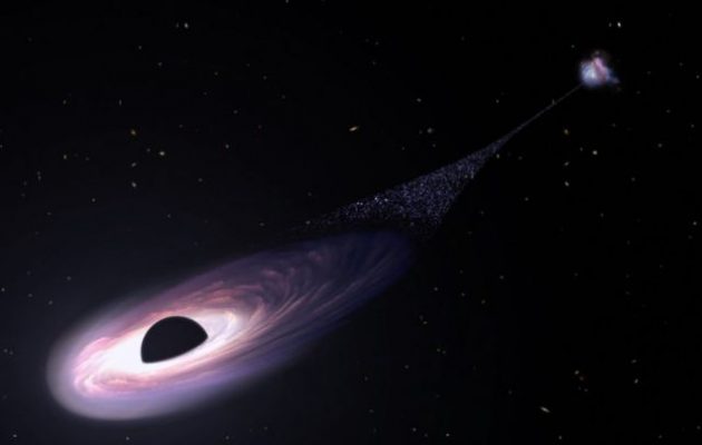 Μαύρη τρύπα «δραπέτη» εντόπισαν ερευνητές σε εικόνες του τηλεσκοπίου Hubble