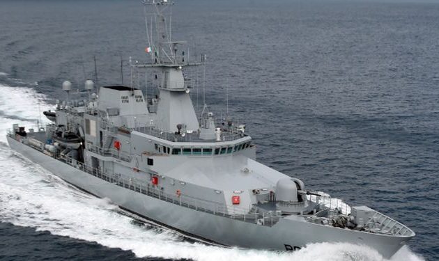 Η Ιρλανδία στέλνει πολεμικό πλοίο για το λαθρεμπόριο όπλων στη Λιβύη