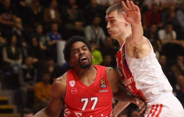 Euroleague: Ανώδυνη ήττα για τον Ολυμπιακό 87-79 από τον Ερυθρό Αστέρα