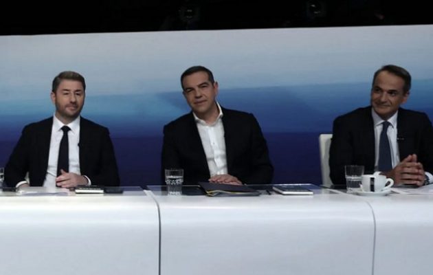 Debate: Τι είπαν Μητσοτάκης, Τσίπρας και Ανδρουλάκης