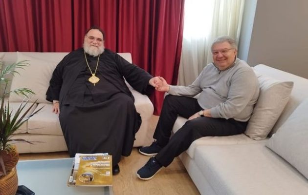 Χρυσουλάκης με Ταμασού Ησαΐα: Ενώνουμε τις δυνάμεις μας γιατί ο Ελληνισμός σε Ελλάδα και Κύπρο είναι ένας