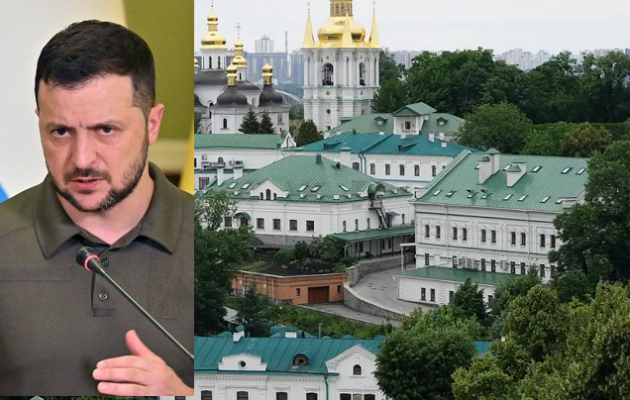 Ουκρανία: Ο Ζελένσκι εναντίον ορθόδοξων μοναχών