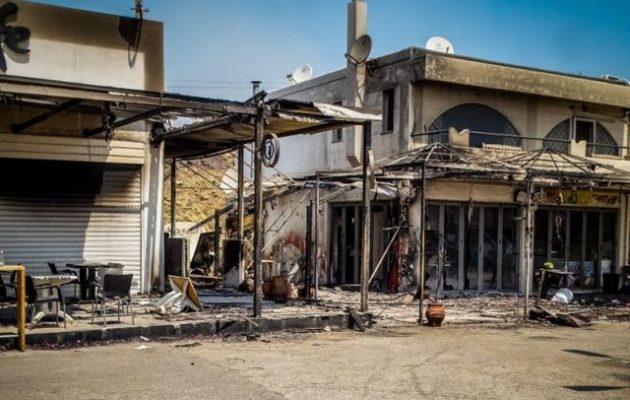 Ανεξέλεγκτη η φωτιά για έβδομη ημέρα στη Ρόδο – Εκλιπαρούν για βοήθεια οι εθελοντές