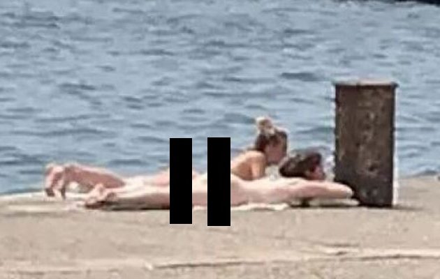 Θεσσαλονίκη: Δύο γυναίκες τα «πέταξαν» όλα κι έκαναν ηλιοθεραπεία στο λιμάνι