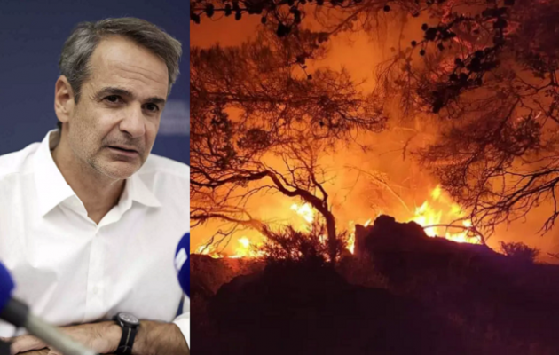 FAZ: Σκληρή κριτική σε Μητσοτάκη για την πυρκαγιά στη Ρόδο – Πότε η απερισκεψία μετατρέπεται σε επικίνδυνη αλαζονεία;