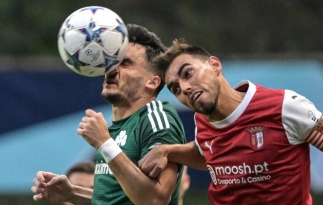 Champions League: Μπράγκα-Παναθηναϊκός 2-1 και όλα θα κριθούν στη ρεβάνς του ΟΑΚΑ