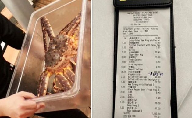 Τουρίστρια κάλεσε την Αστυνομία όταν τη χρέωσαν 700 δολάρια για καβούρια σε εστιατόριο