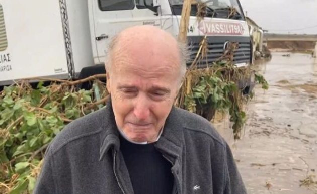 Ξέσπασε τυροκόμος που έχασε την επιχείρηση του από την κακοκαιρία: «12 εκατομμύρια ευρώ είναι η ζημιά – Δεν έχει έρθει κανείς να δει πώς είμαστε»