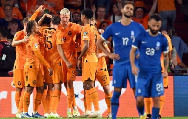 Η Ελλάδα έχασε 3-0 από την Ολλανδία