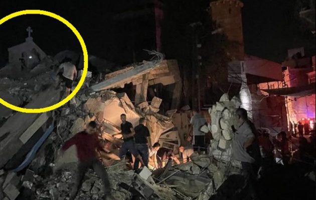 Γάζα: Χτυπήθηκε κτίριο δίπλα στον Άγιο Πορφύριο – Καταδικάζουν Πατριαρχείο Ιεροσολύμων και υπουργείο Εξωτερικών